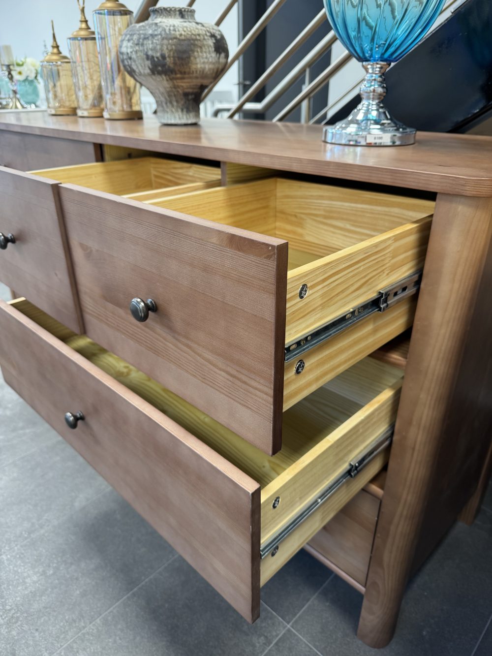 Auraspaces Wooden 8 chest of drawers dresser Qd101