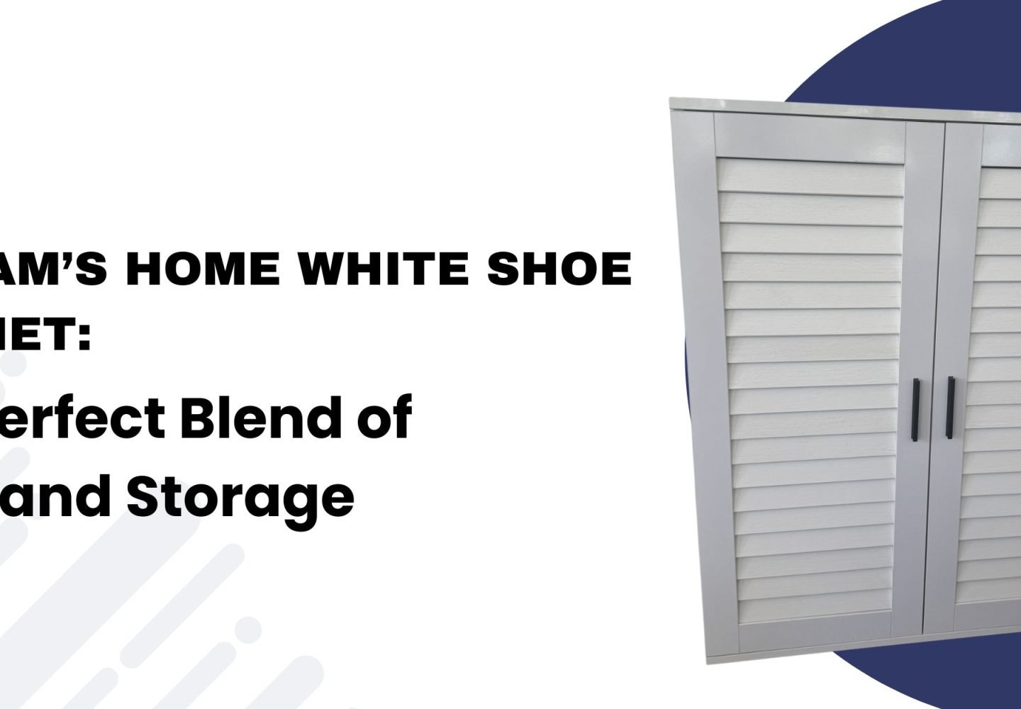 white shoe cabinet
