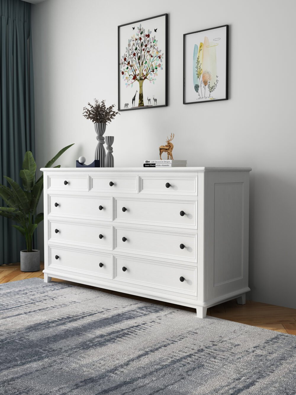 White Chest of Drawers